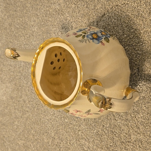 Vintage Sadler England Floral Teapot No Lid - Picture 3 of 6